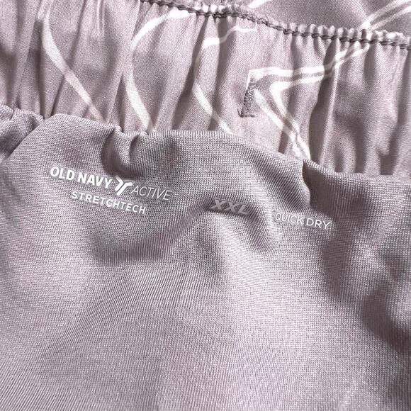 Old Navy Active Womens Athletic Summer Shorts Stretch Quick Dry Lined Beige XXL - Picture 5 of 6